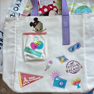 Tokyo Disneyland Groot canvas bag